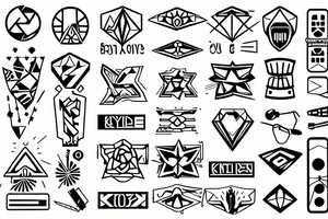 Enter key of a keyboard tattoo idea