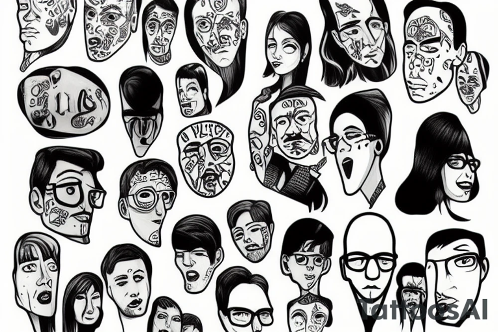 Carseat headrest bodys tattoo idea