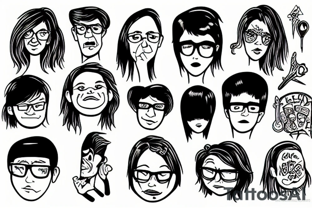 Carseat headrest bodys tattoo idea