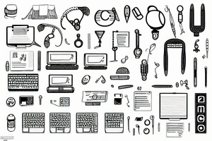 Keyboard keys for programmer tattoo idea