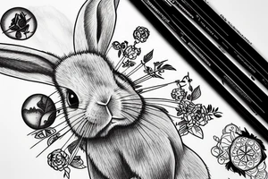 rabbit tattoo idea
