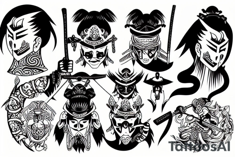 Samurai tattoo idea