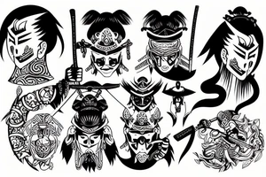Samurai tattoo idea