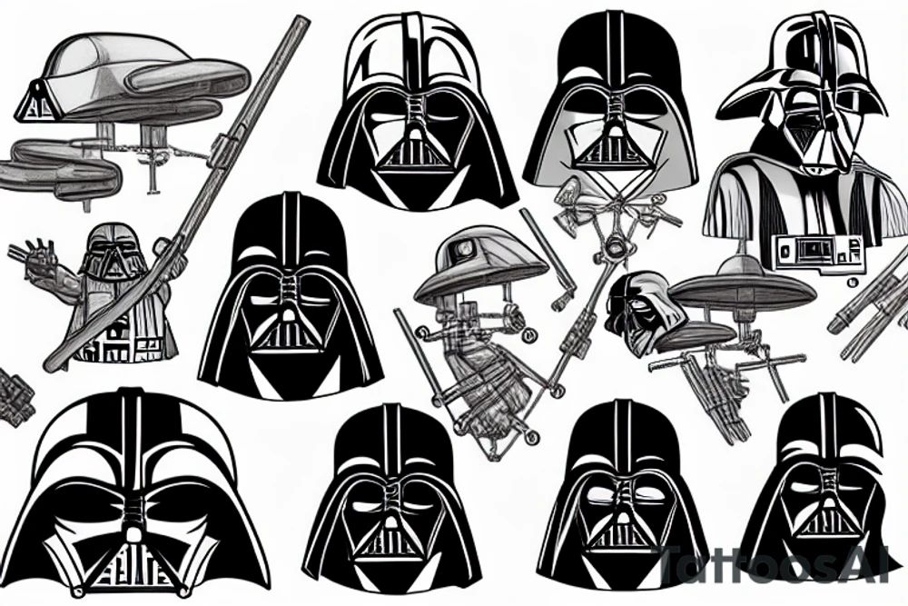 Dart Vader tattoo idea