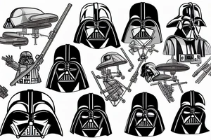Dart Vader tattoo idea