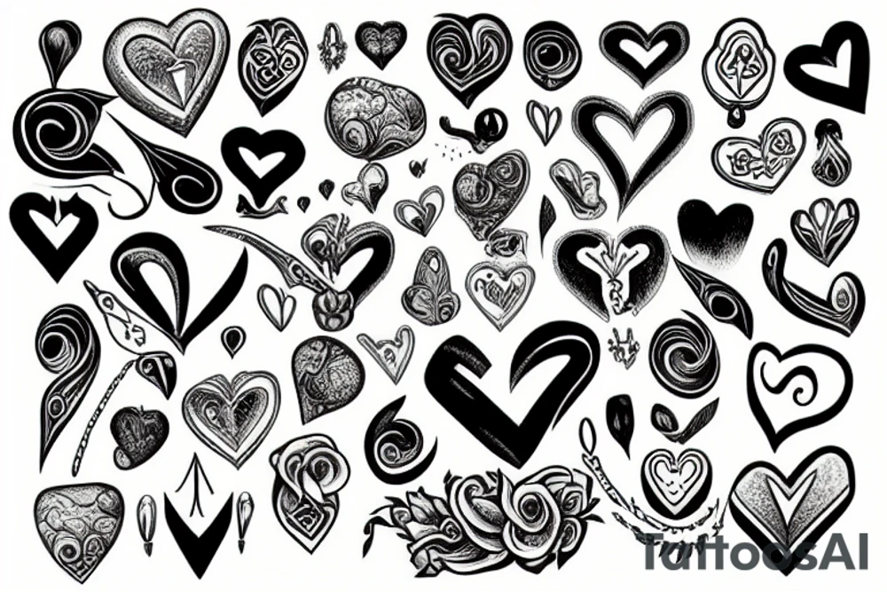 Heart,stone,chisel tattoo idea