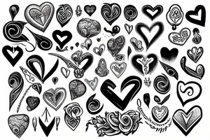 Heart,stone,chisel tattoo idea