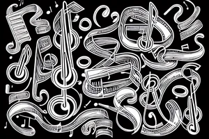musical notes tattoo idea