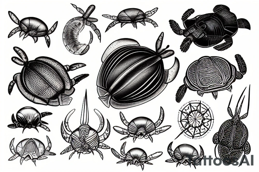 horseshoe crab tattoo idea