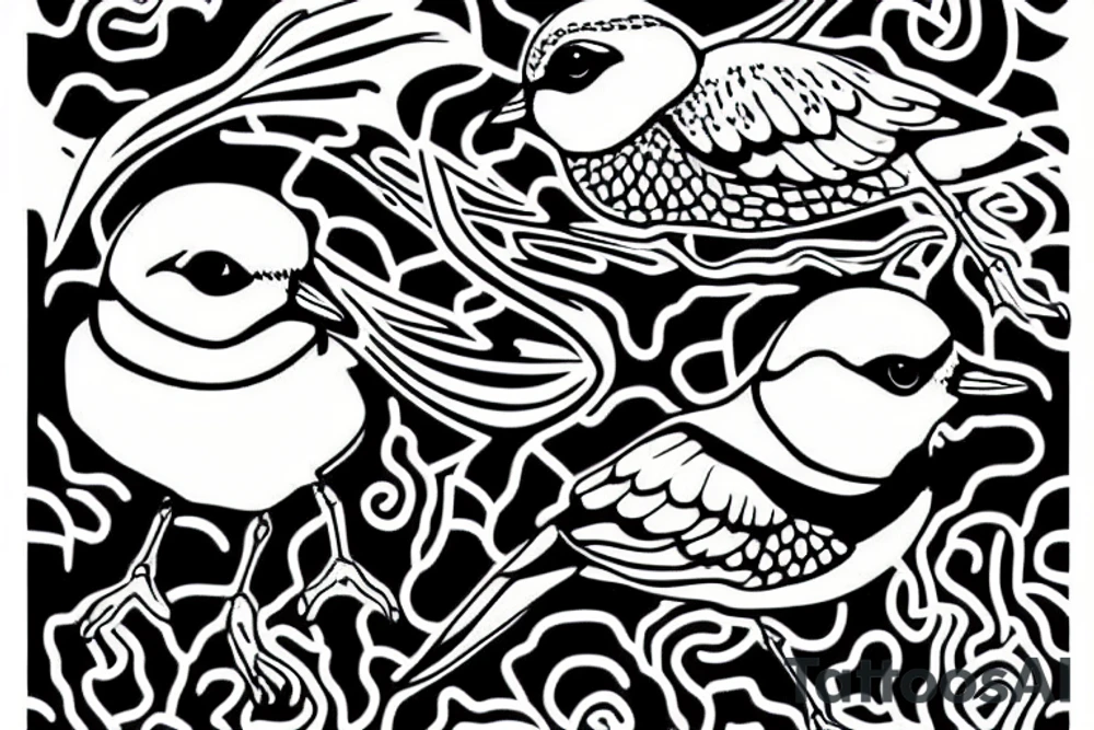 piping plover tattoo idea