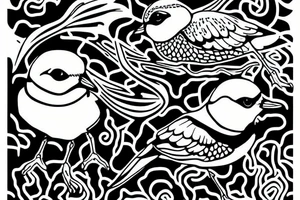 piping plover tattoo idea