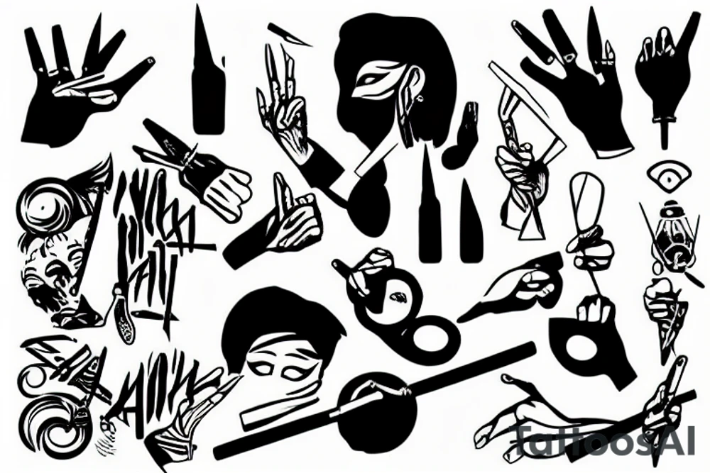 A nail to the sky tattoo idea