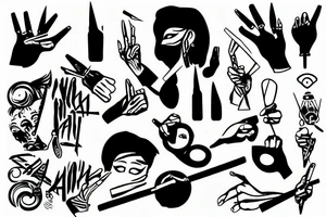 A nail to the sky tattoo idea