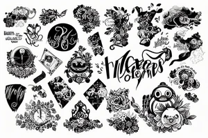 the letters enav tattoo idea