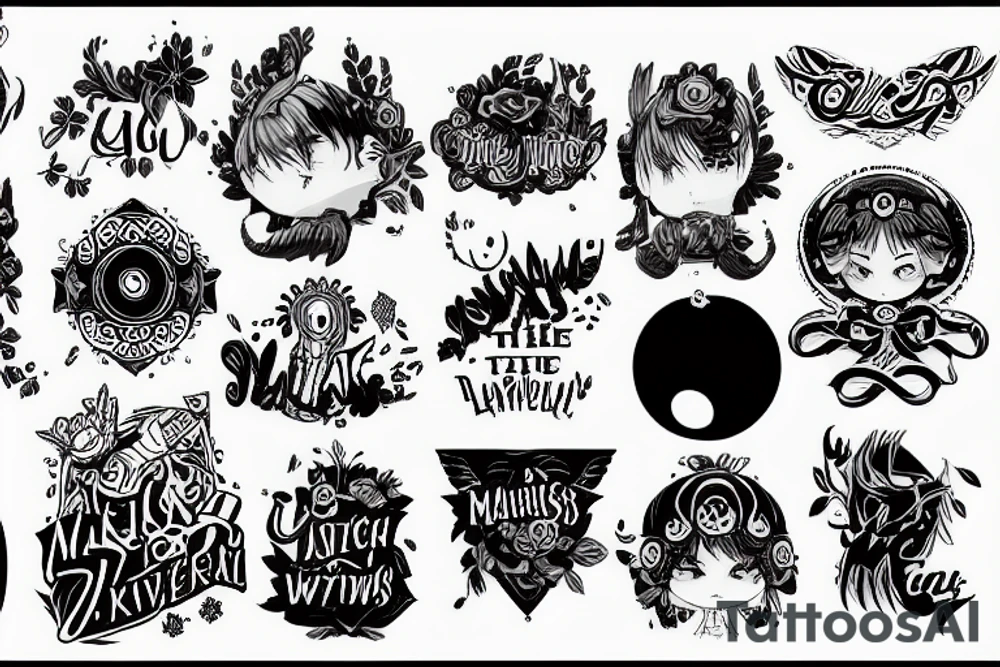 the letters enav tattoo idea