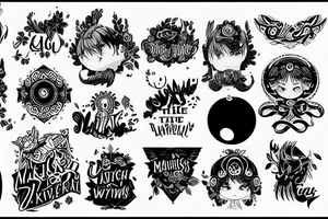 the letters enav tattoo idea