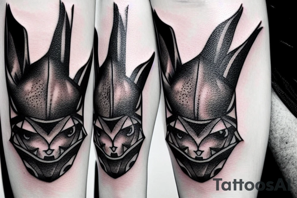 Mini tattoo three bats tattoo idea