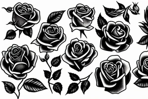 Roses for the dead tattoo idea