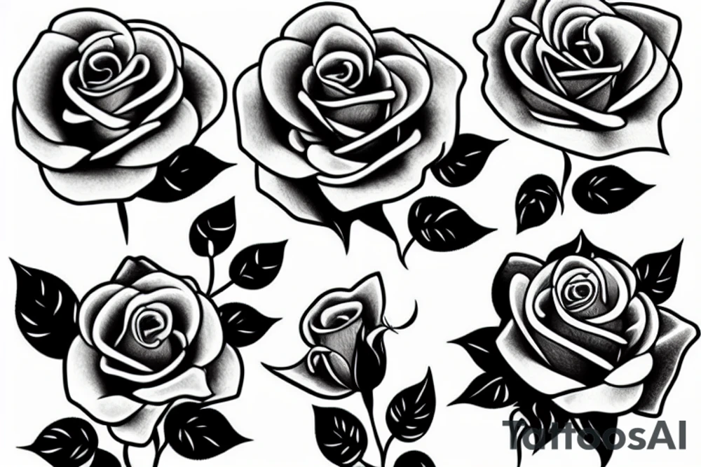 Roses for the dead tattoo idea
