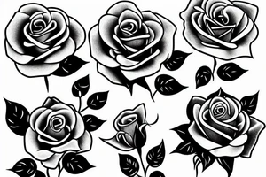 Roses for the dead tattoo idea