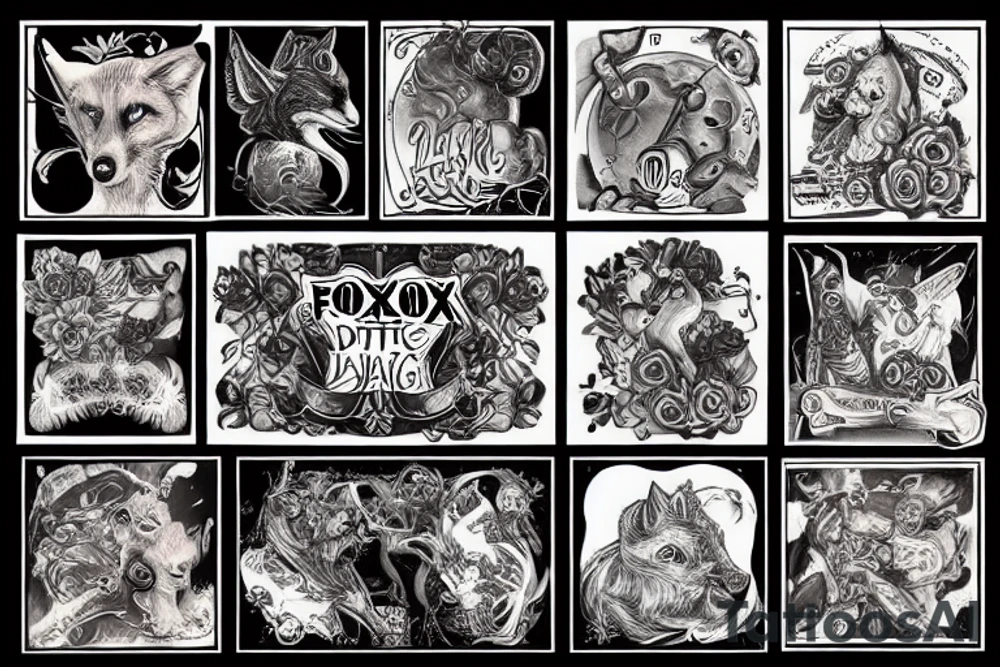 fox tattoo idea