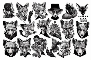 fox tattoo idea