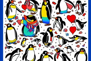 gay penguins mad about Donald Trump tattoo idea