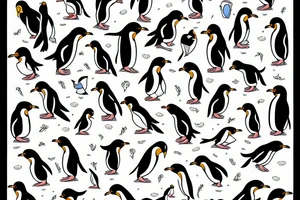 gay penguins tattoo idea