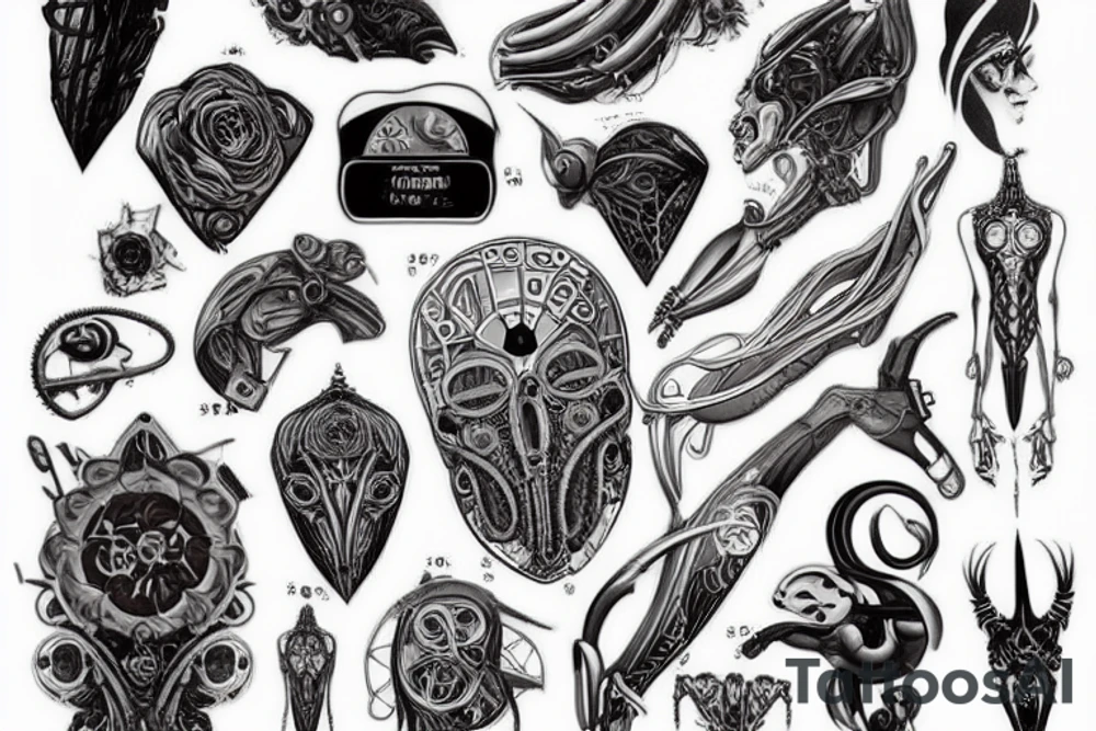 Сердце анатомическое с цветами tattoo idea