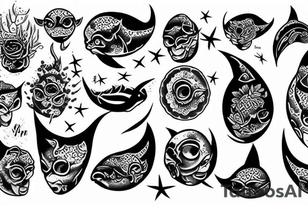 mola mola tattoo idea