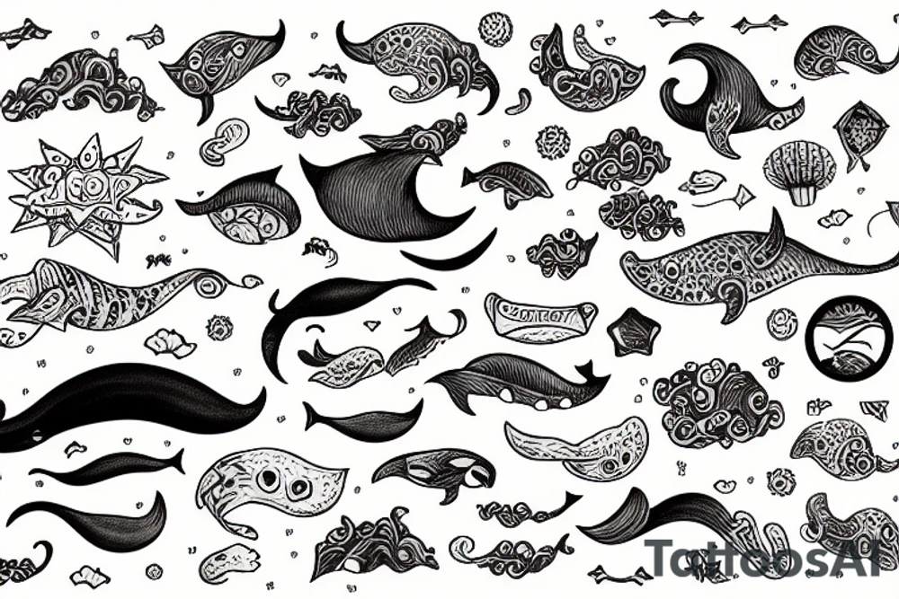 narwhale tattoo idea
