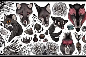 limilus fox tattoo idea
