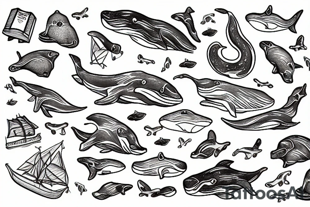 Provincetown monument with giant whale tattoo idea