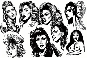 Madonna Donna Summers tattoo idea