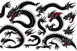 japan dragon tattoo idea