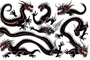 japan dragon tattoo idea