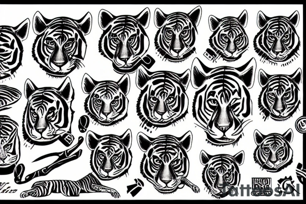 tigeress tattoo idea