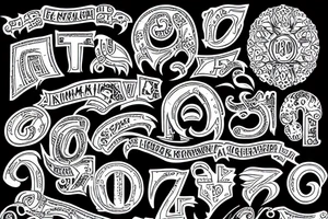 Roman numbers tattoo idea