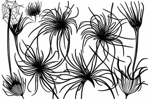 spider lily tattoo idea