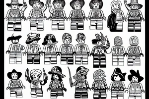 Lego Figure putting together tattoo idea