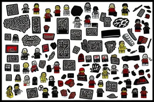 Lego brick tattoo idea