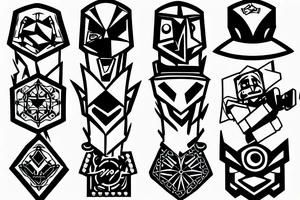 Lego brick tattoo idea