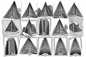 Transamerica pyramid tattoo idea