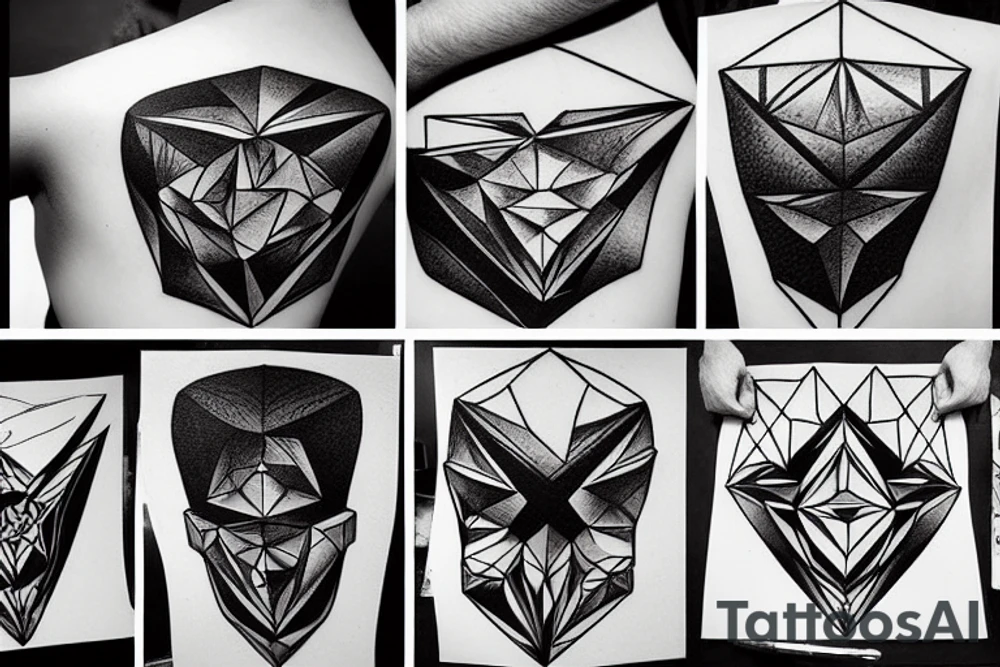 A MAJESTIC ROCK FORMATION RESEMBLING A FACE IS IDEALISED BY A BOY WHO TAKES IT AS HIS IDEAL OF GREATNESS, AND AS HE GROWS UP, BEGINS TO LOOK LIKE IT tattoo idea