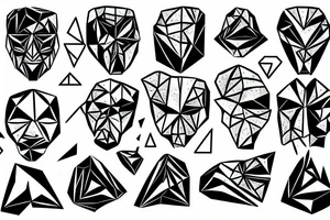 A MAJESTIC ROCK FORMATION RESEMBLING A FACE IS IDEALISED BY A BOY WHO TAKES IT AS HIS IDEAL OF GREATNESS, AND AS HE GROWS UP, BEGINS TO LOOK LIKE IT tattoo idea