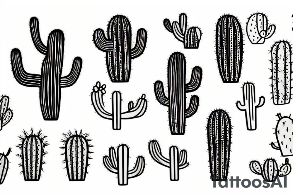 Cactus tattoo idea