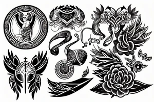 Greek god tattoo idea