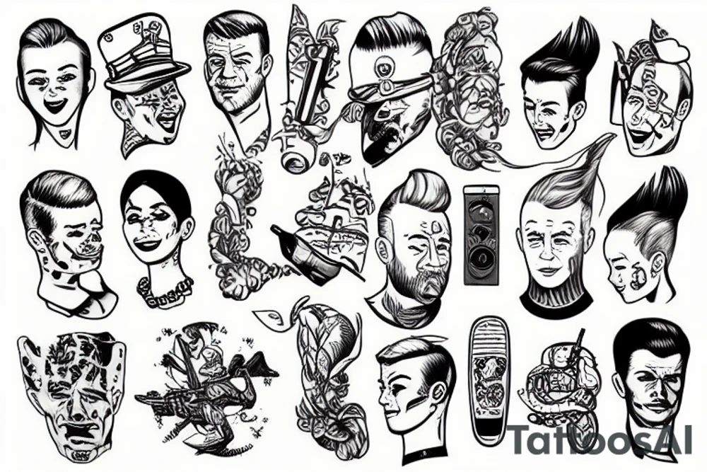 Marine tattoo idea