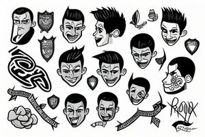 Ronaldo tattoo idea