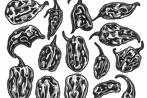 a chilli pepper tattoo idea